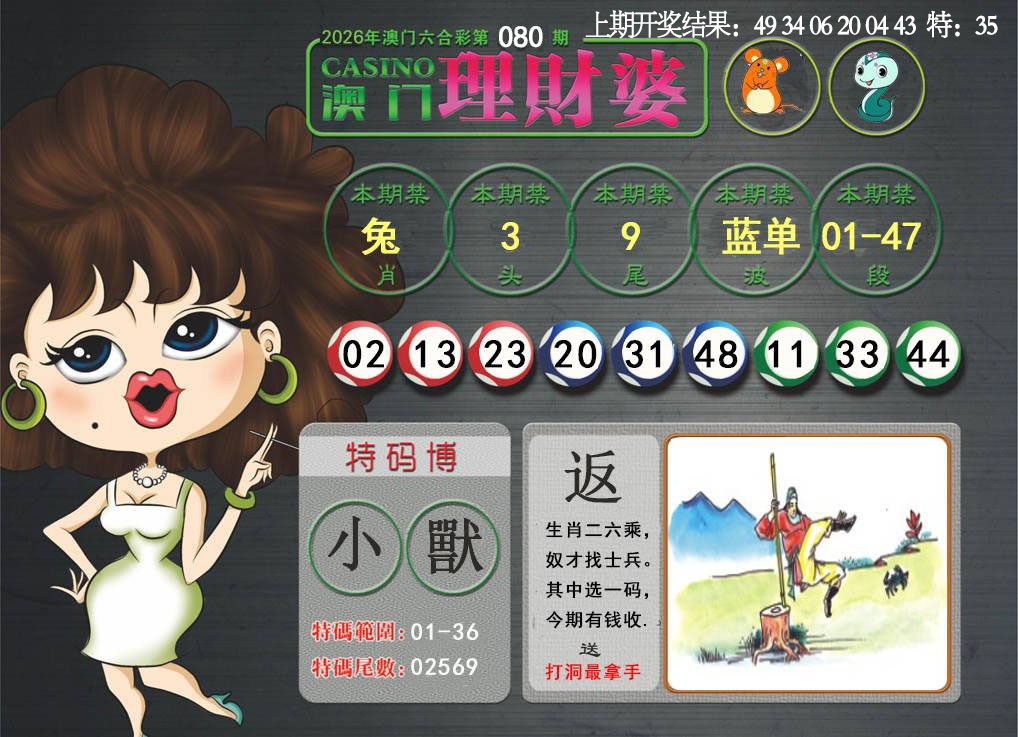 080期澳门理财婆[图]